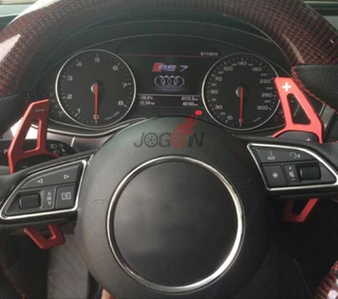 AUDI UPGRADED STEEL PADDLE SHIFTERS (RED OR SILVER) – Audi Mods